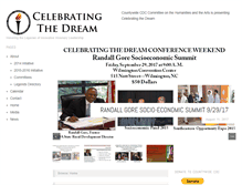 Tablet Screenshot of celebratingthedream.org